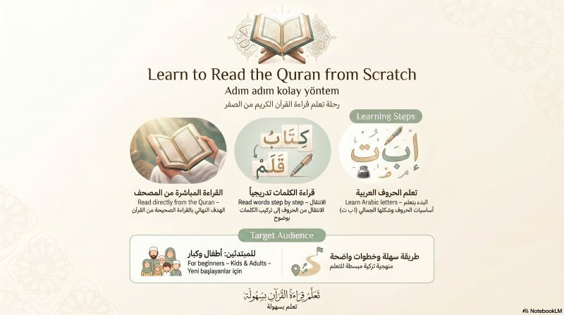 Bugün Kur’an Okumaya Başla ابدأ قراءة القرآن اليوم Start Reading the Quran Today